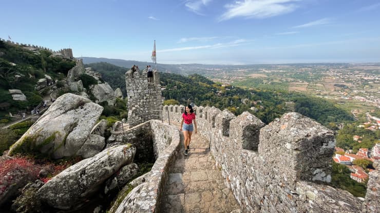 Castelo dos Mouros in Sintra Portugal