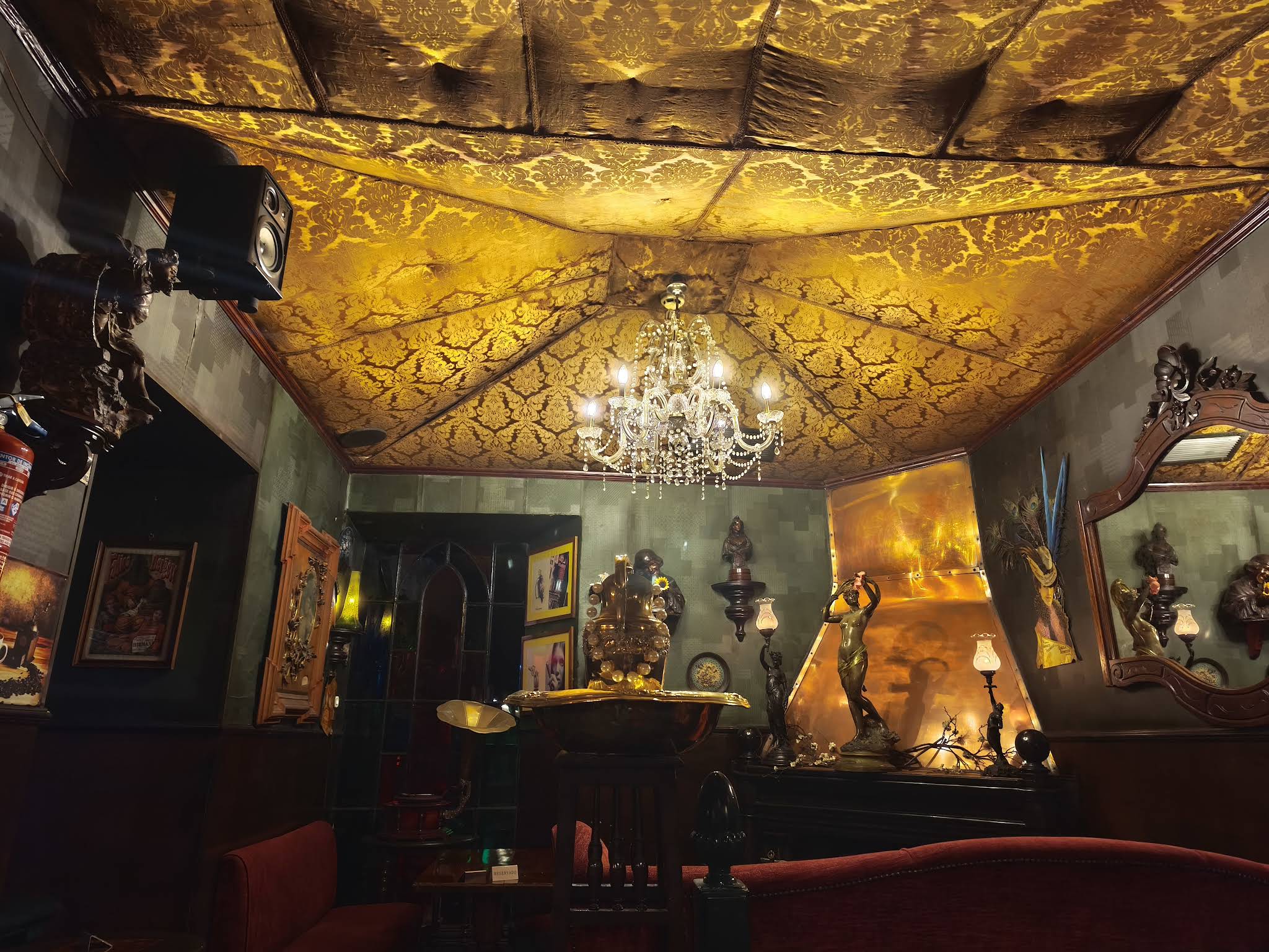 Art Deco entrance to Foxtrot bar.